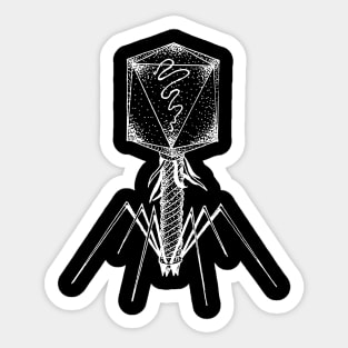 Badass Bacteriophage Sticker